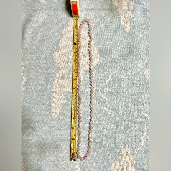 Vintage Natural Stone Beaded Necklace - Picture 3 of 4